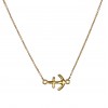 aubrey anchor necklace