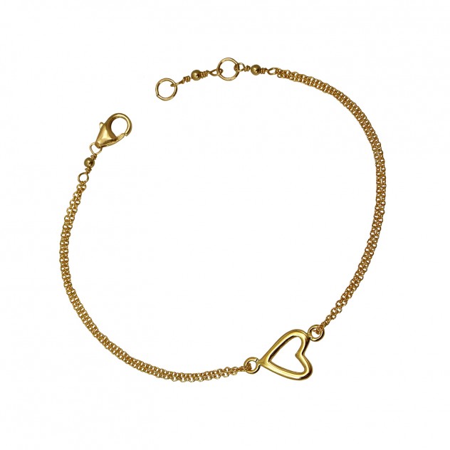 aubrey heart bracelet