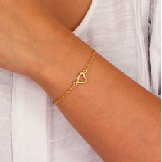 aubrey heart bracelet