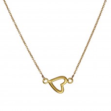 aubrey heart necklace