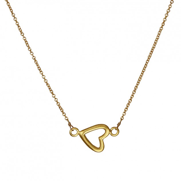 aubrey heart necklace