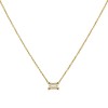 baguette diamond necklace