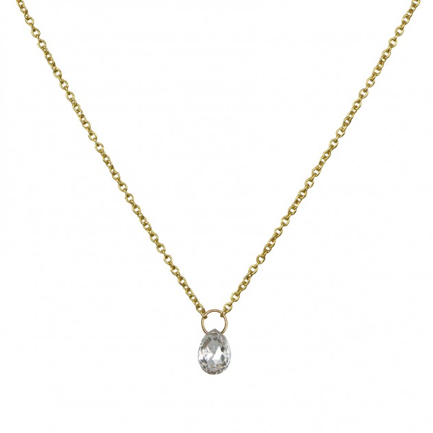 briolette diamond necklace