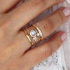 celine wide diamond ring