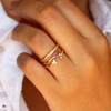 celine pink sapphire ring