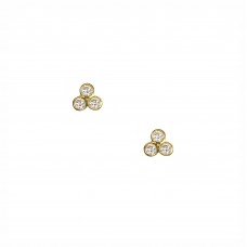 clover diamond studs