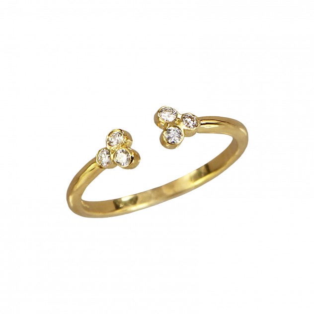 clover diamond ring