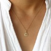 compass diamond necklace