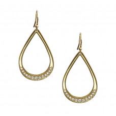 droplet diamond earrings