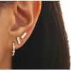 duality baguette diamond earrings