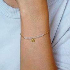erin aquamarine bracelet