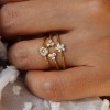 flower diamond ring