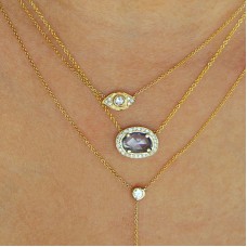 gazer diamond necklace