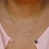 happy life petite diamond necklace