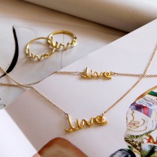 jamie "live" necklace