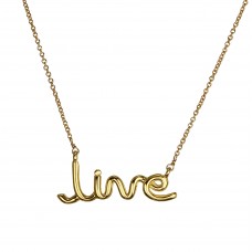 jamie "live" necklace