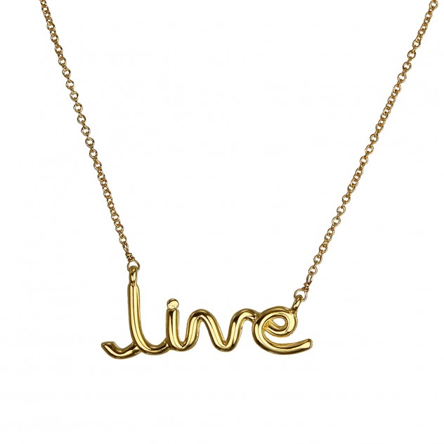 jamie "live" necklace