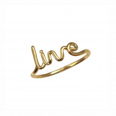 jamie thin “live” ring