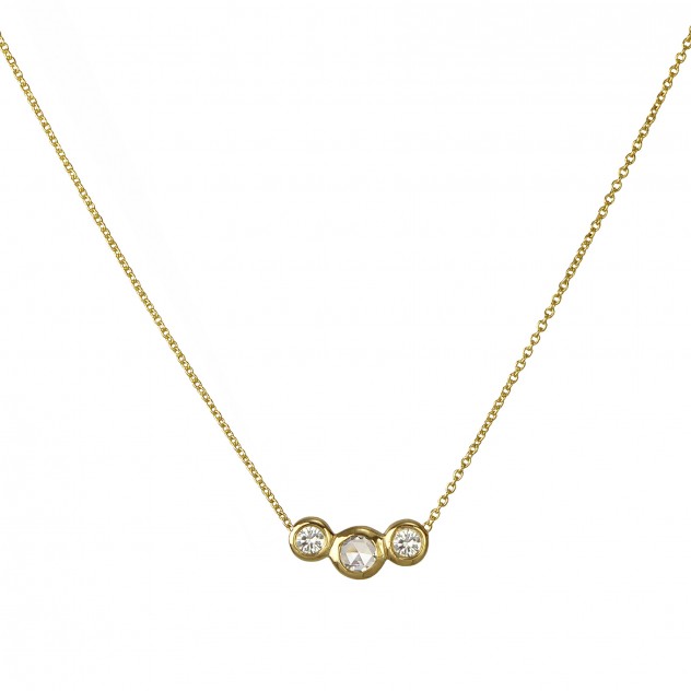 la vie diamond necklace