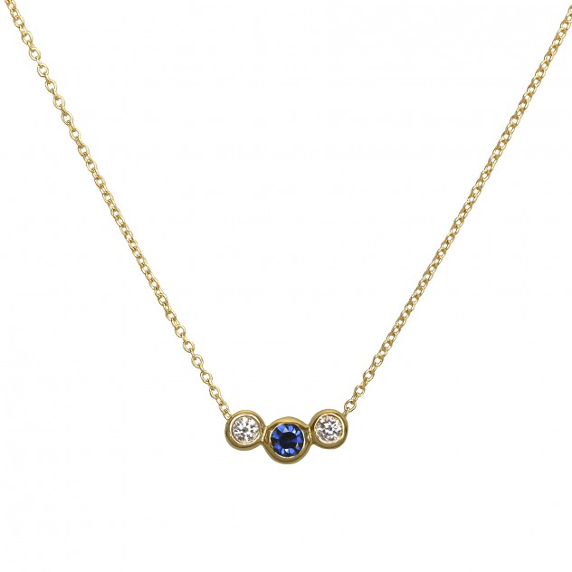 la vie sapphire necklace