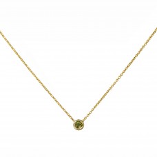 lagoon green sapphire necklace