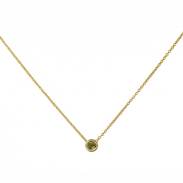 lagoon green sapphire necklace