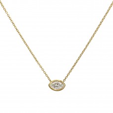 lagoon marquise diamond necklace