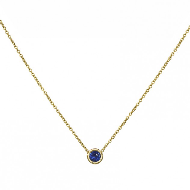 lagoon sapphire necklace