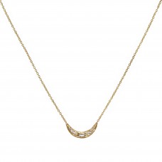 molokini diamond baguette necklace