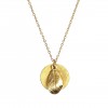 olivia leaf necklace