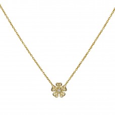 pansy diamond necklace