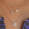 pansy diamond necklace