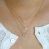 pebble opal necklace
