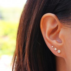 pillow medium diamond earrings