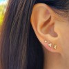 pillow small diamond earrings