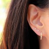 pillow small diamond earrings