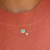 portrait turquoise necklace