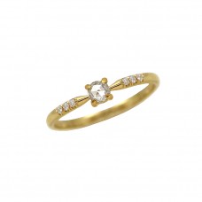 princess rosecut diamond ring