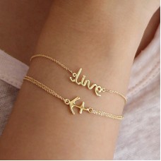 aubrey anchor bracelet