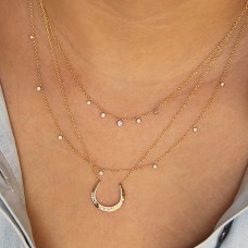 sprinkle diamond necklace