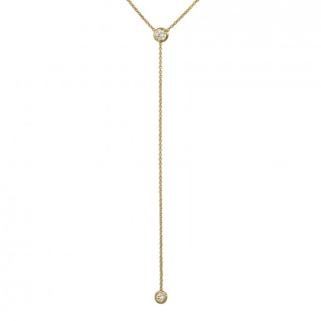 starlight diamond lariat necklace