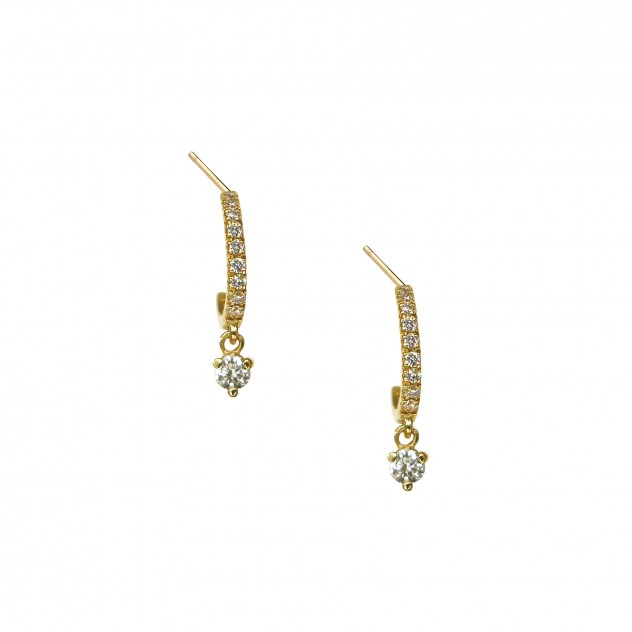 swing diamond earrings