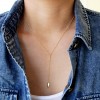 talia petite lariat necklace