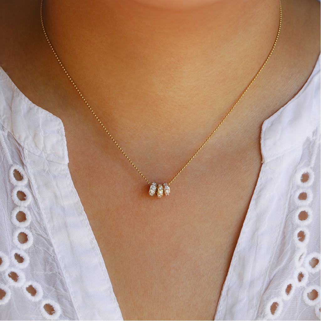 AVANTI 18ct White Gold Trilogy Diamond Necklace - Womens from Avanti of  Ashbourne Ltd UK
