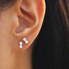 twin stars diamond earrings