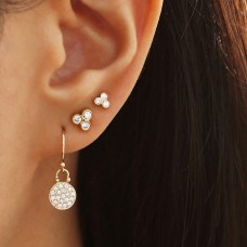 voyager all diamond earrings